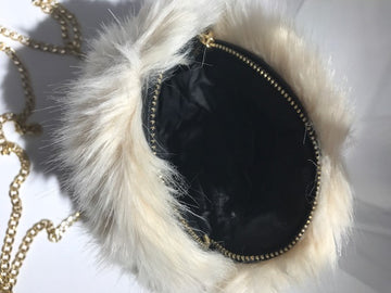 Beige & Bougie Vegan Fur Purse